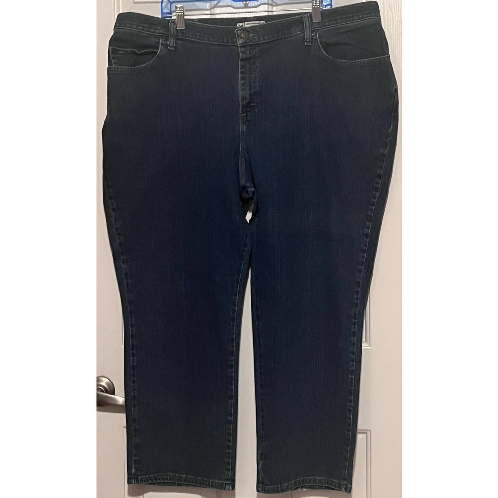 Lee Relaxed Straight Leg at the Waist Women's Jeans Size 24W Petite